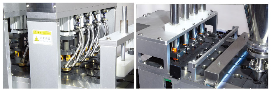 CCM-120-02直线两列咖啡胶囊灌装机(高速款)机械细节图